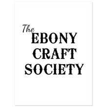 Load image into Gallery viewer, Ebony Craft Society Stickers
